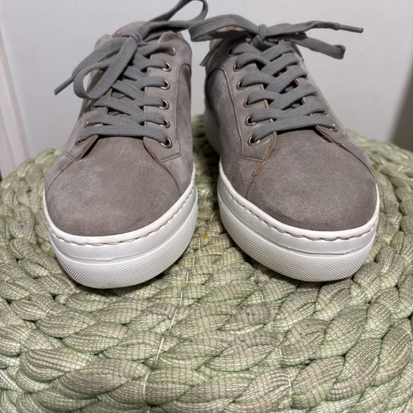 M. Gemi The Palestra Alta Gray Suede Lace Up Retro Sneakers - Picture 9 of 13